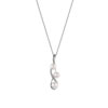 Collier argent 925 perle de culture zirconia