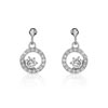 Boucles d'oreilles argent 925 zirconia