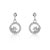 Boucles d&rsquo;oreilles argent zirconias