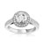 Bague argent zirconias