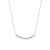 Collier argent zirconias 45 cm