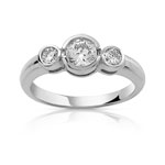 Bague argent 925 zirconia