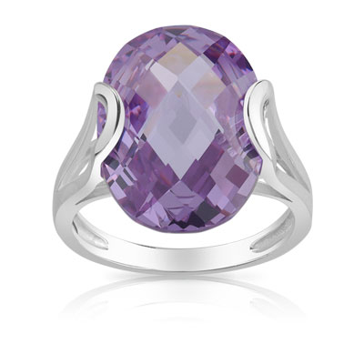 Bague argent zirconia