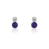 Boucles d'oreilles argent 925 zirconia