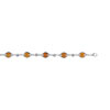 Bracelet argent 925 ambre