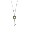Collier argent 925 perles de culture de Tahiti nacre