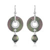 Boucles d'oreilles argent 925 perles de Tahiti nacre