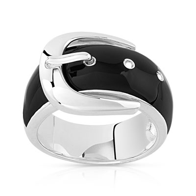 Bague argent 925 résine