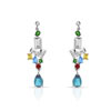 Boucles d'oreilles argent 925 zirconia