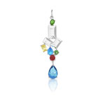 Pendentif argent 925 zirconia