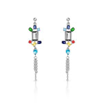 Boucles d&rsquo;oreilles argent 925 zirconia