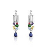 Boucles d&rsquo;oreilles argent zirconia