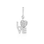 Pampille argent 925 zirconia