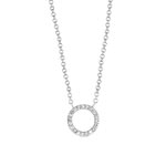 Collier argent 925 zirconia