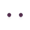 Boucles d'oreilles argent 925 cristal