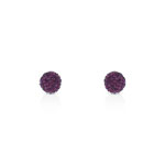 Boucles d&rsquo;oreilles argent 925 cristal