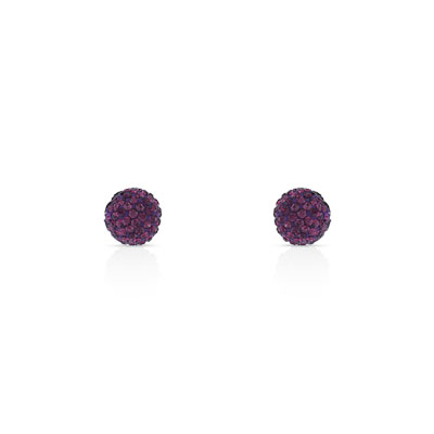Boucles d'oreilles argent 925 cristal