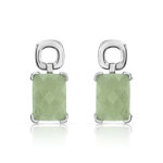 Boucles d&rsquo;oreilles argent 925 aventurine