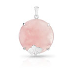Pendentif argent 925 quartz