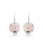 Boucles d&rsquo;oreilles argent 925 quartz