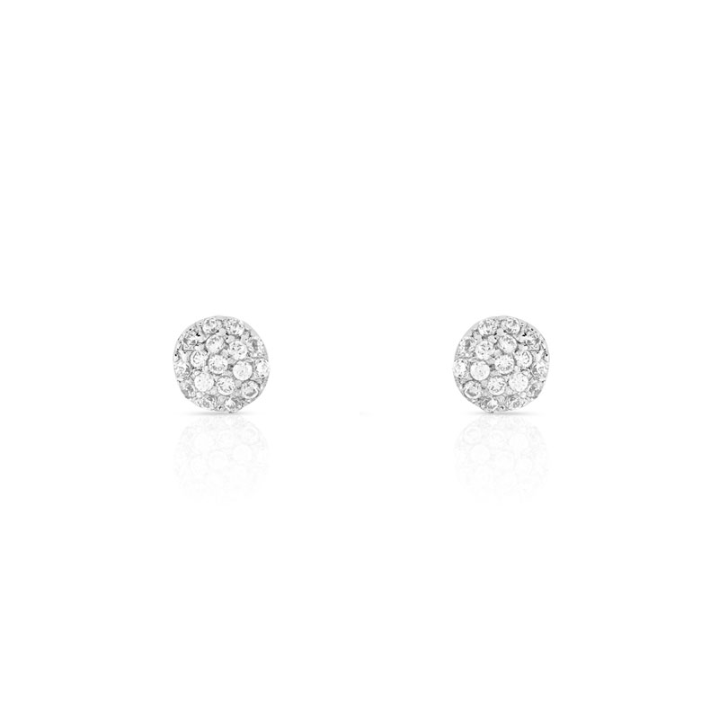 boucle d'oreille zirconium argent, photo vu sur : maty boucle d'oreille zirconium argent, photo vu sur : maty