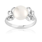 Bague argent 925 perle de culture