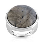 Bague argent 925 labradorite