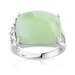 Bague argent 925 jade