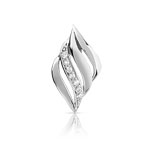 Pendentif argent 925 zirconia