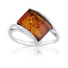 Bague argent 925 ambre