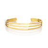 Bracelet jonc plaqué or