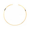 Collier rigide plaqué or