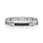 Bracelet rigide acier carbone