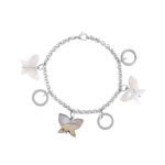Bracelet acier nacre