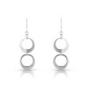 Boucles d'oreilles acier