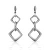 Boucles d'oreilles acier