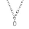 Collier acier zirconia