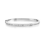 Bracelet jonc acier zirconia