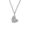 Collier acier zirconia