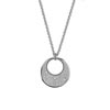 Collier acier pierre imitation