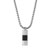 Collier acier caoutchouc 45 &agrave; 50 cm