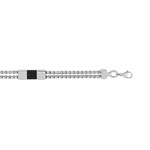 Bracelet acier caoutchouc