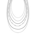 Collier acier 59 cm