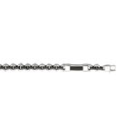 Bracelet acier onyx