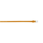 Bracelet cuir ocre acier