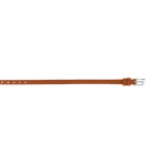 Bracelet cuir marron acier
