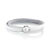 Bracelet cordon cuir et acier