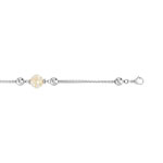 Bracelet acier nacre