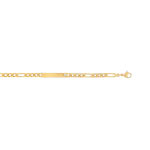 Gourmette plaqu&eacute; or personnalisable zirconia