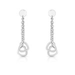 Boucles d&rsquo;oreilles acier
